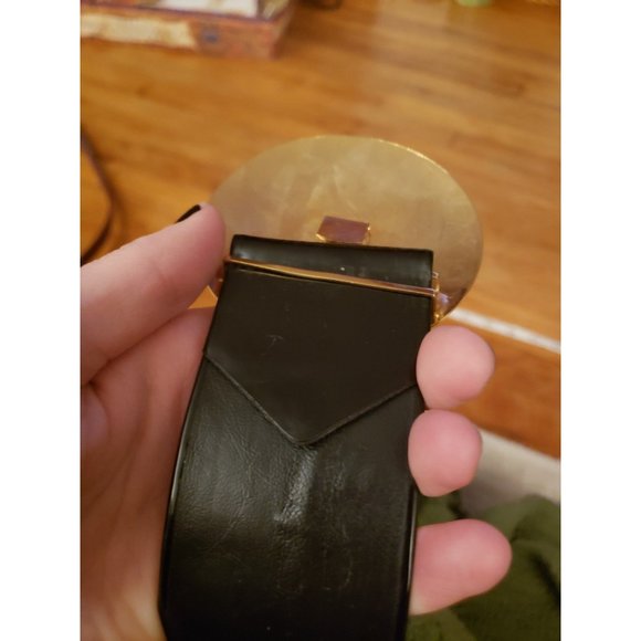 80s Black Belt with Star Buckle‎ - Picture 4 of 4